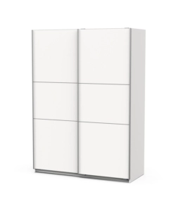 ARMADIO ANTE SCORREVOLI "GHOST" BIANCO 148X59X203 CM
